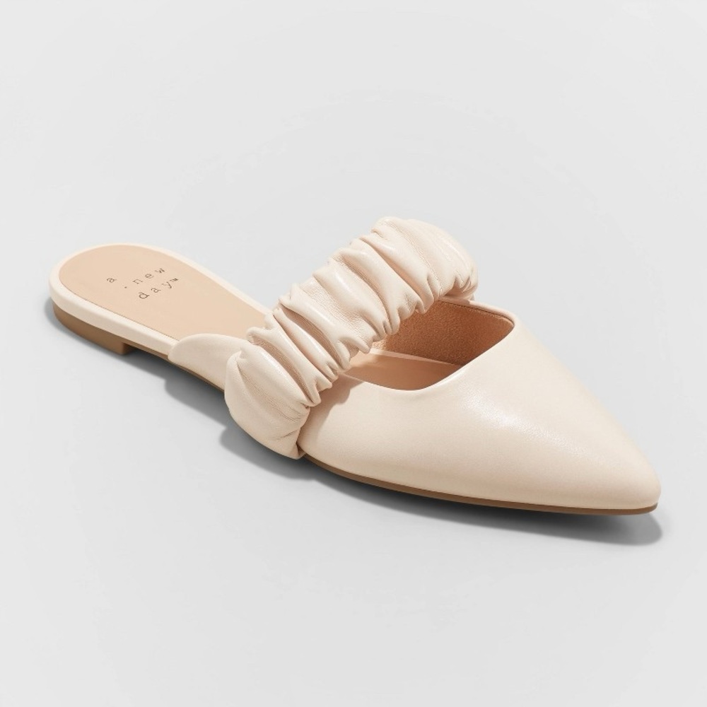 A new day Celeste blush mules!